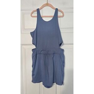 Abercrombie Kids Blue Active Romper Side Cut Out Athletic Playsuit 11/12